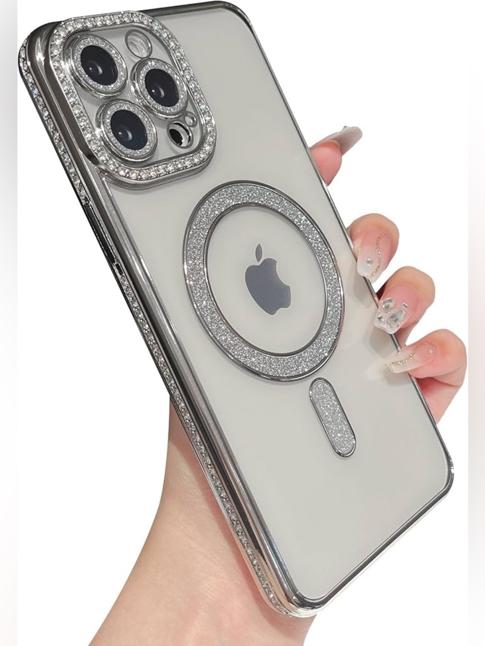 Case For IPhone 16 Pro Max Color Silver.